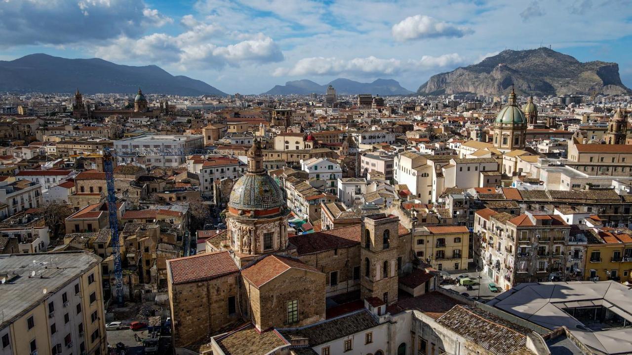 パレルモSolemar Sicilia - Palazzo Vetranoアパートメント エクステリア 写真