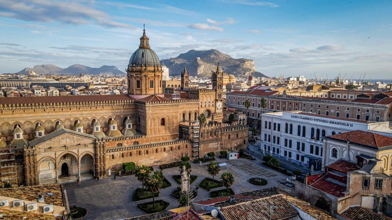 パレルモSolemar Sicilia - Palazzo Vetranoアパートメント エクステリア 写真